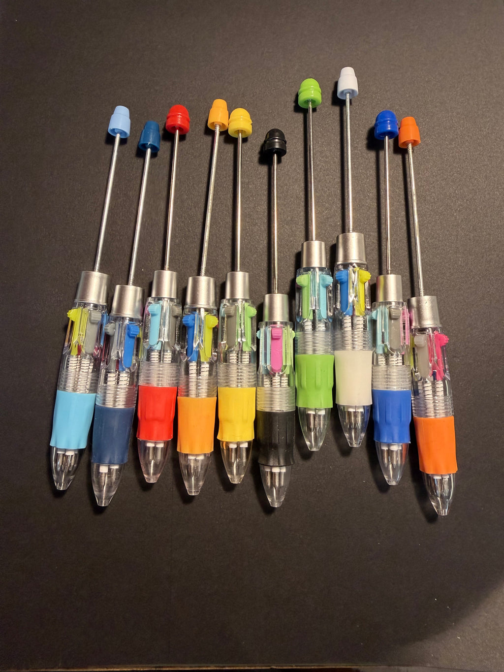 Beadable multi ink pen