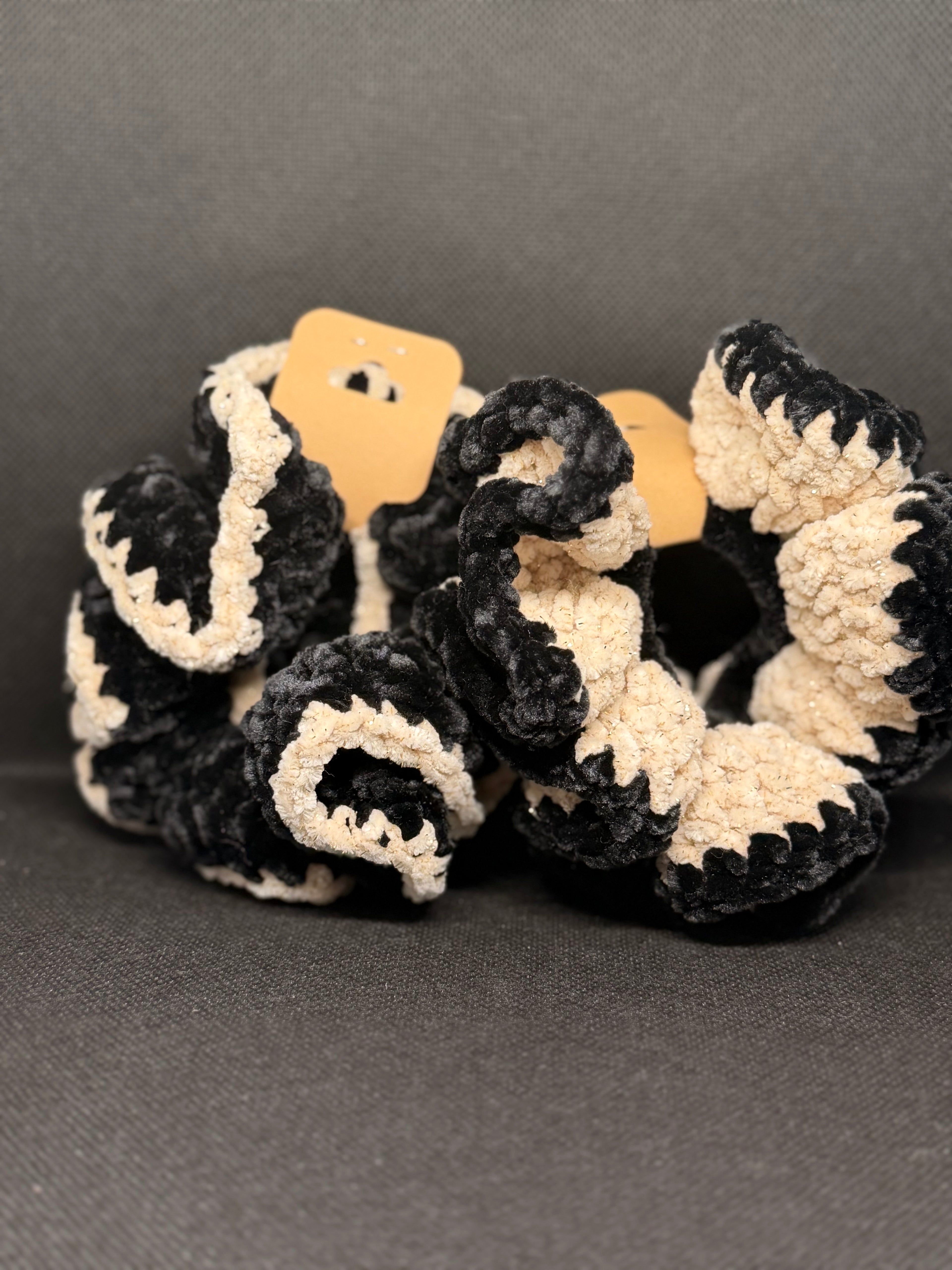 Crochet scrunchies