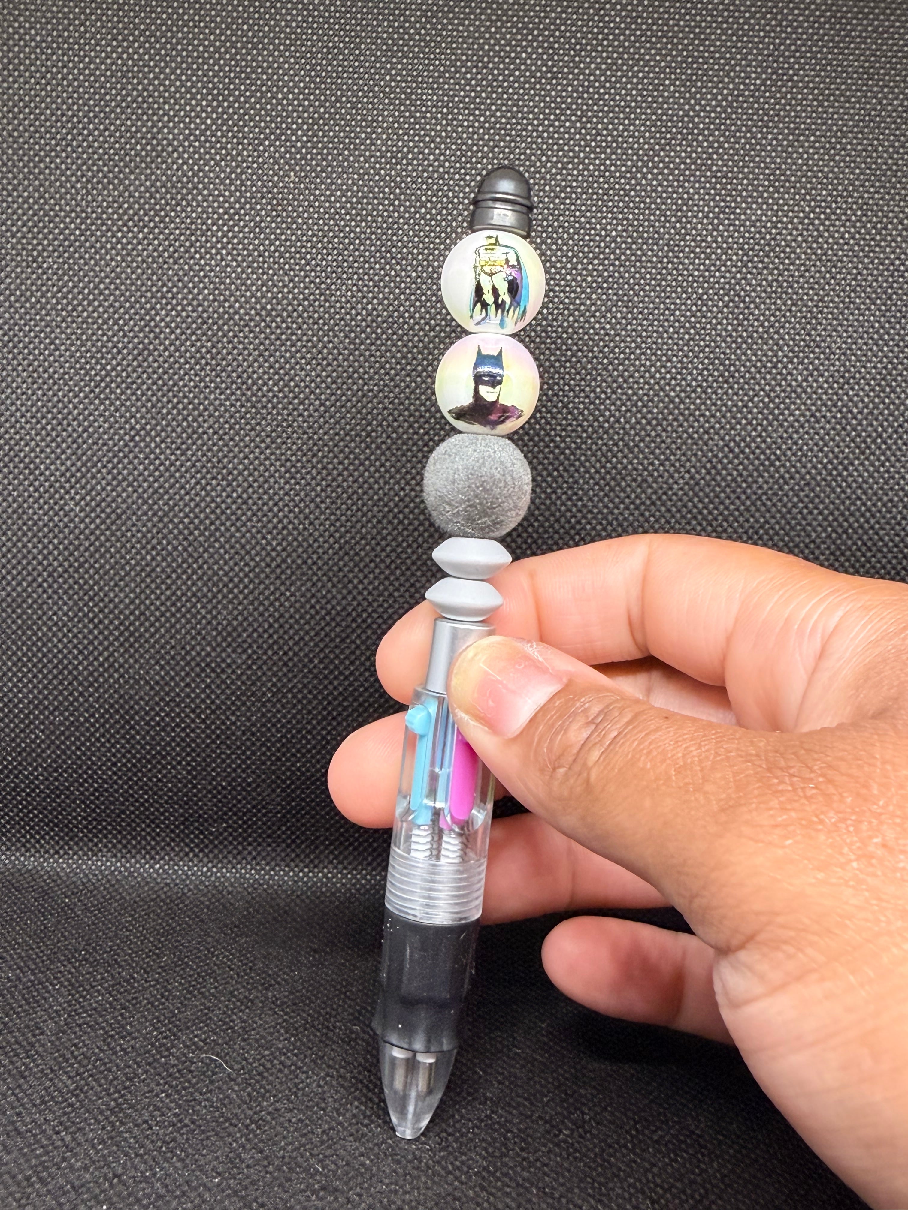Black multi ink pen
