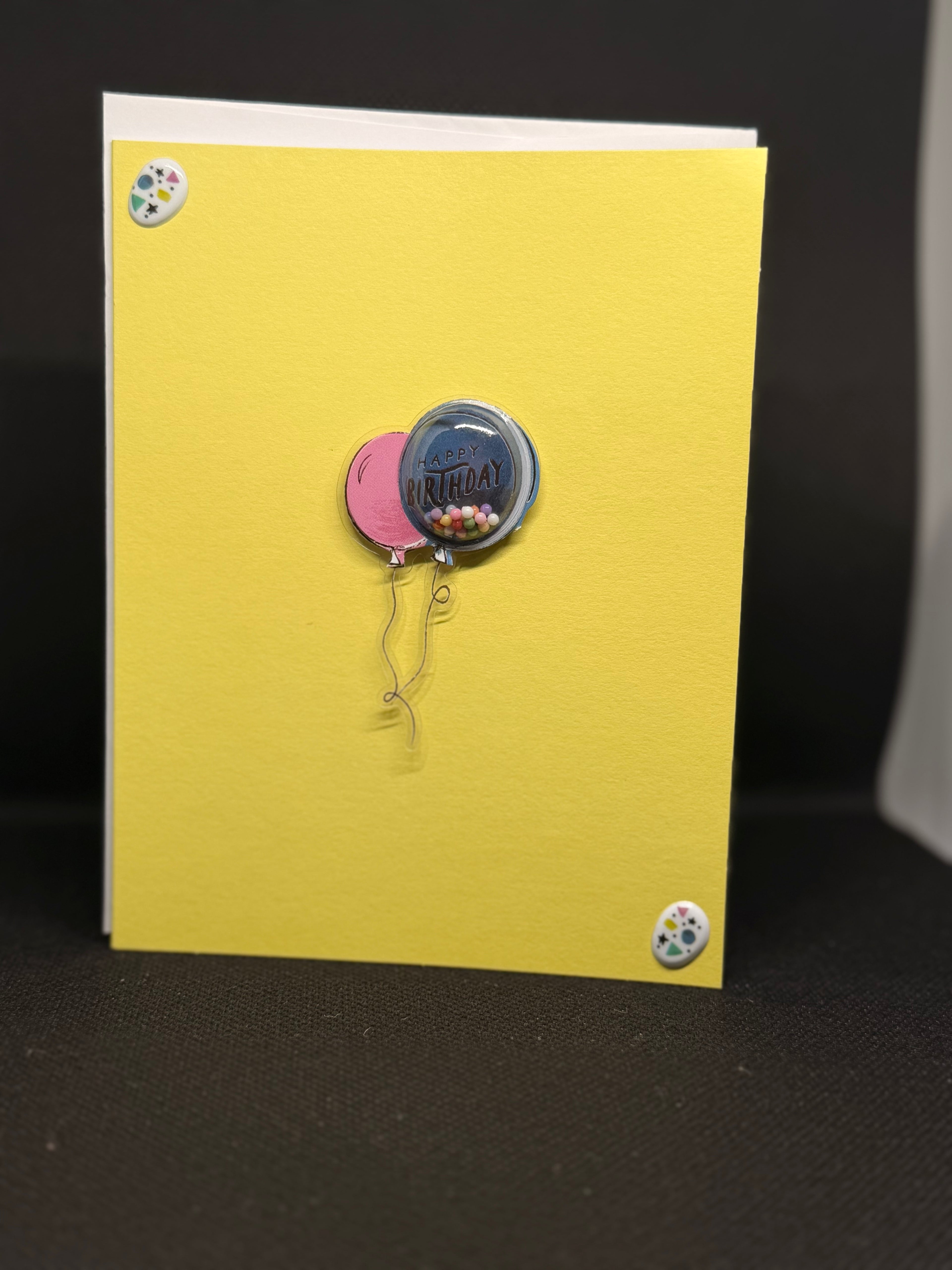 Yellow birthday cards