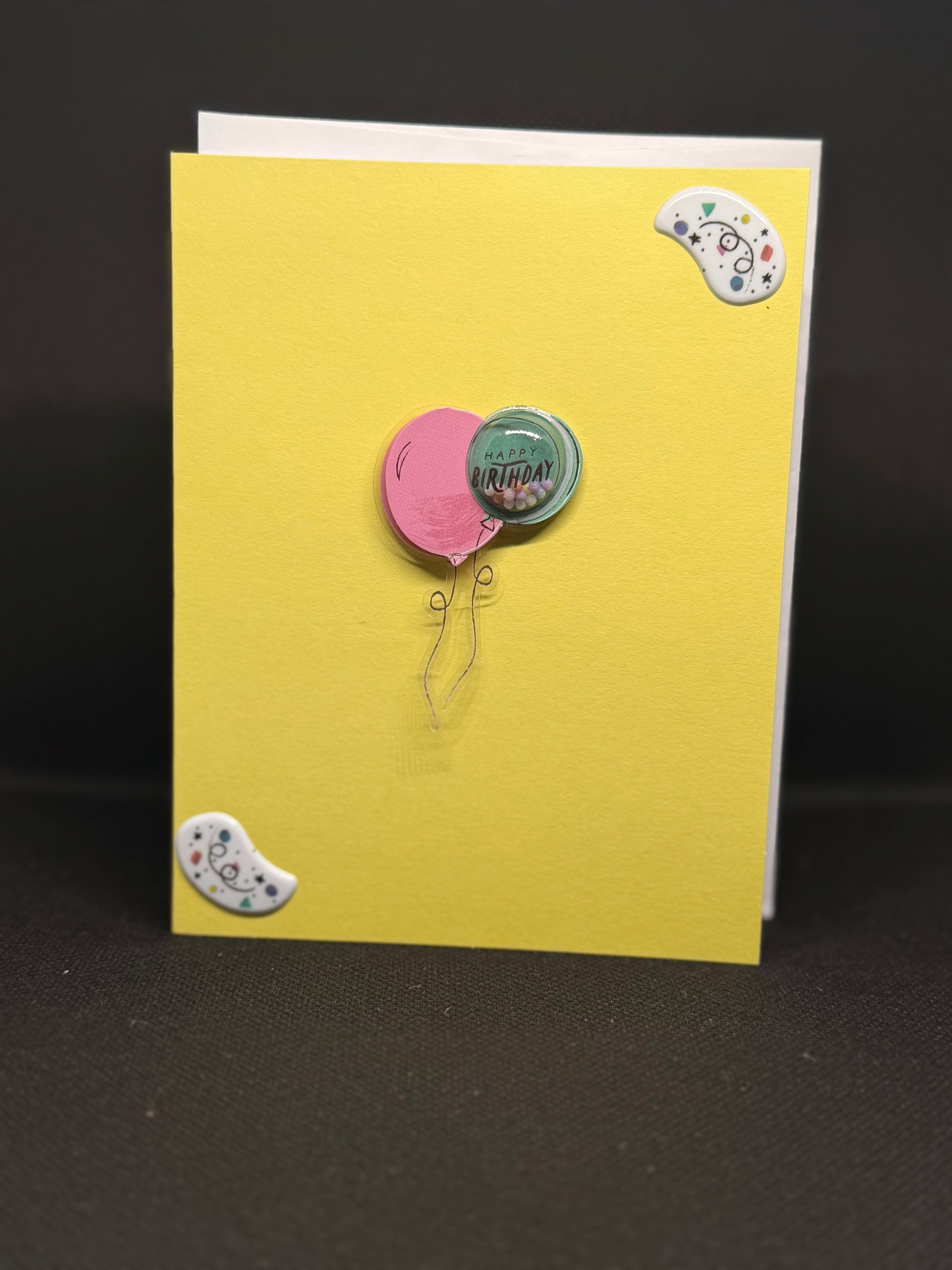 Yellow birthday cards