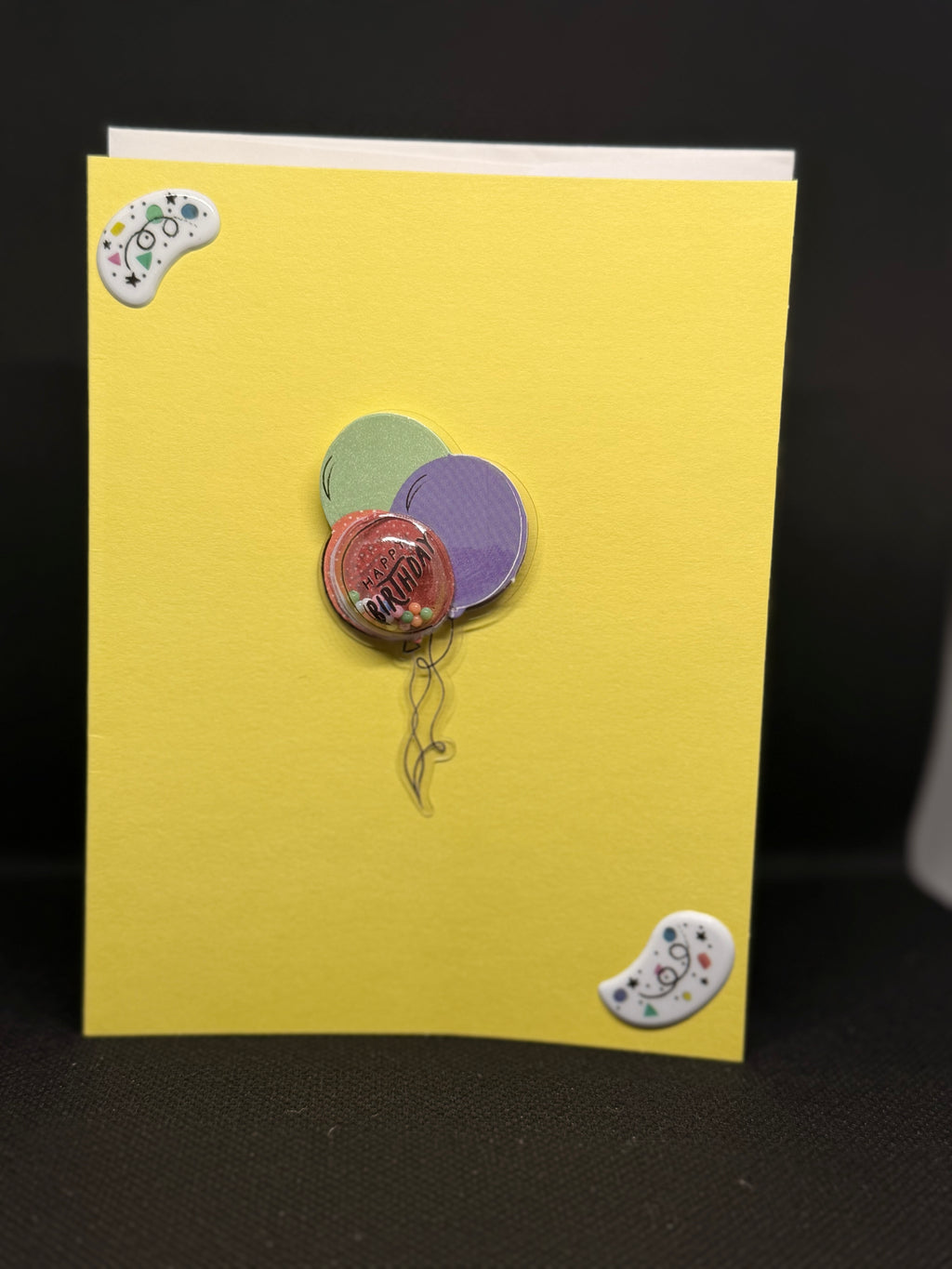 Yellow birthday cards