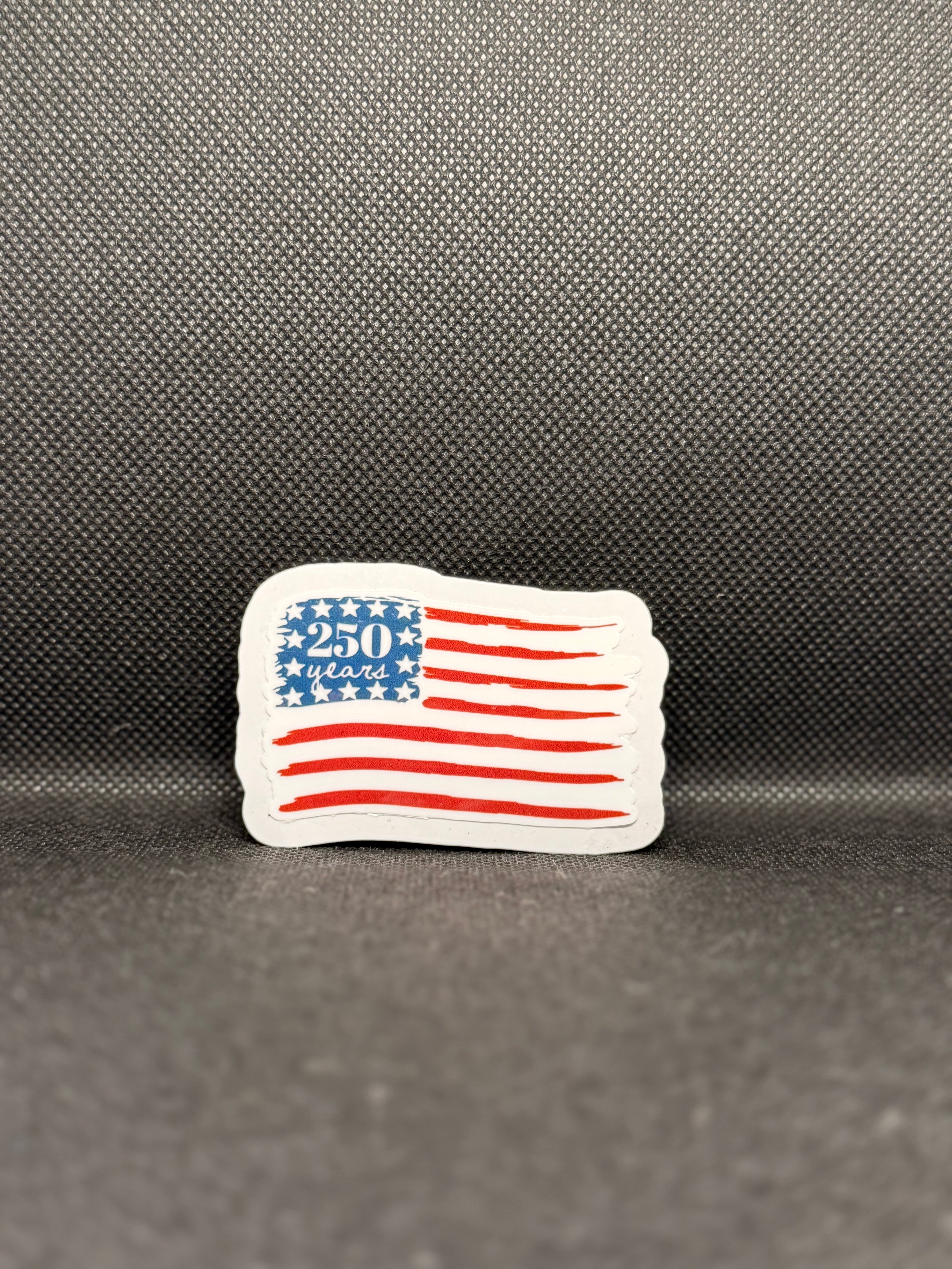 American flag sticker