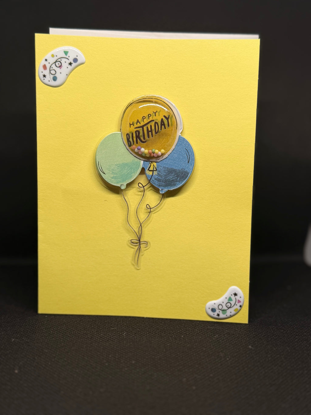 Yellow birthday cards