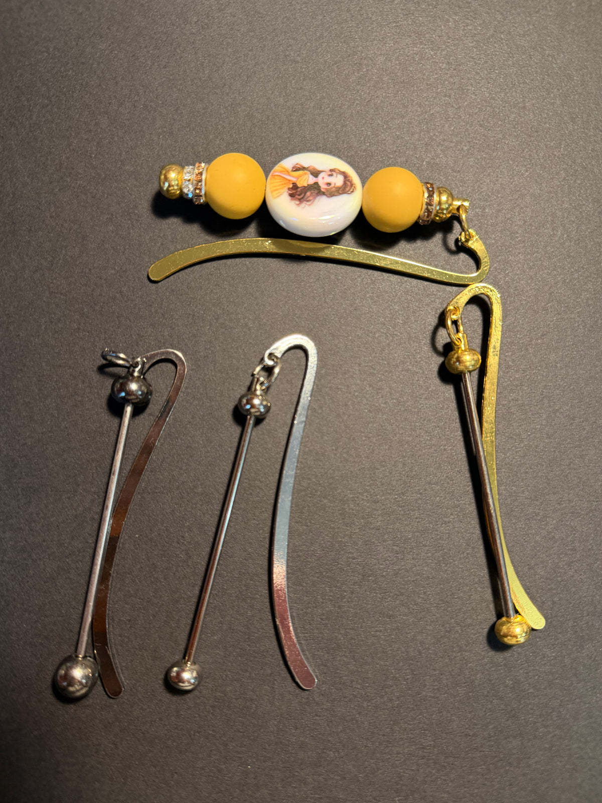Beadable bookmarks