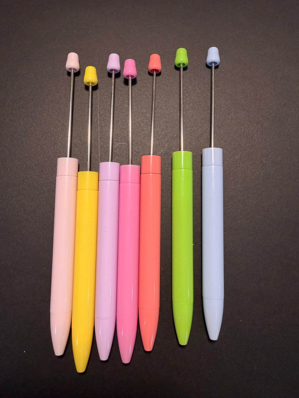 Beadable macron pens