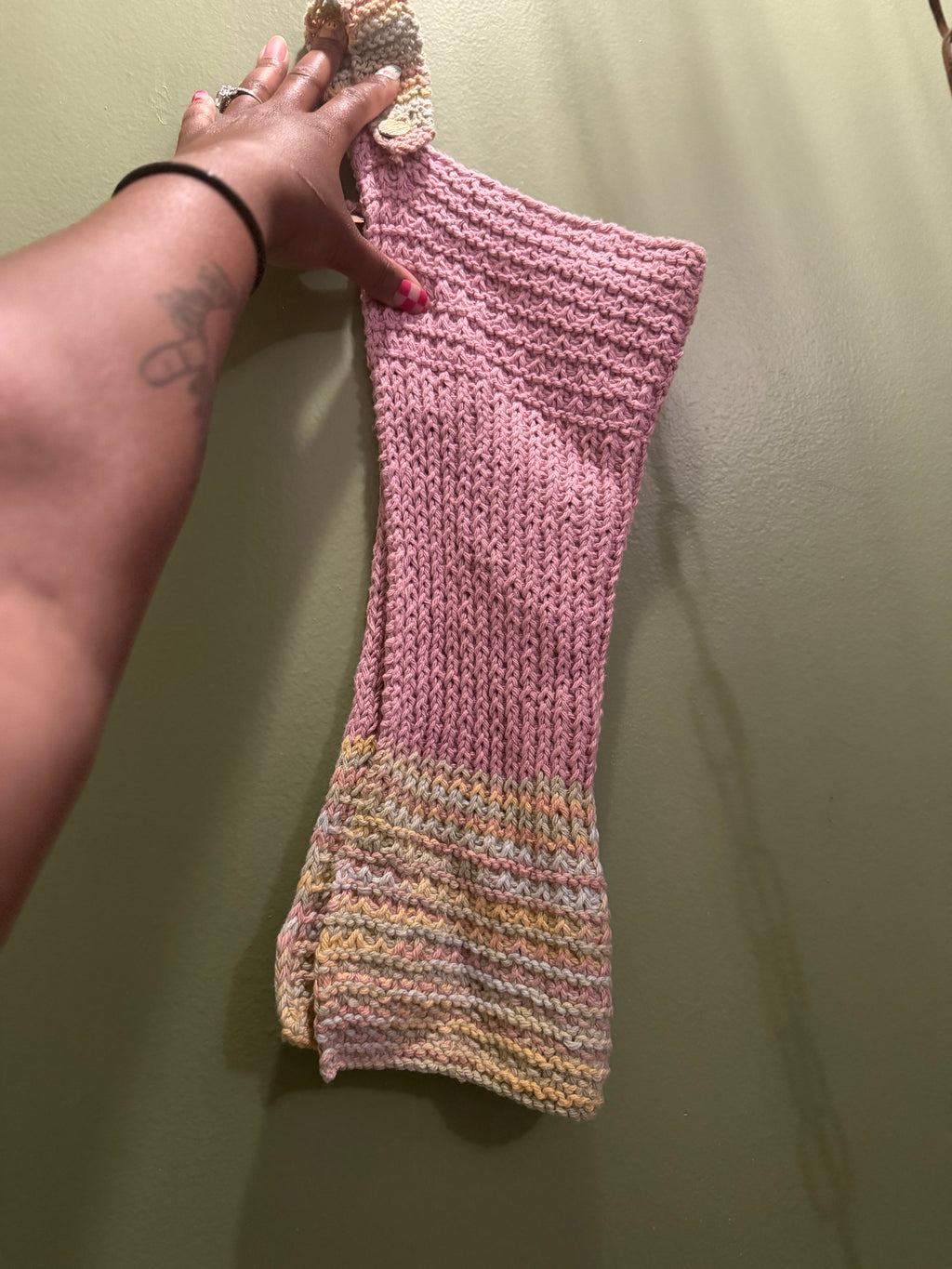 Knitted towel