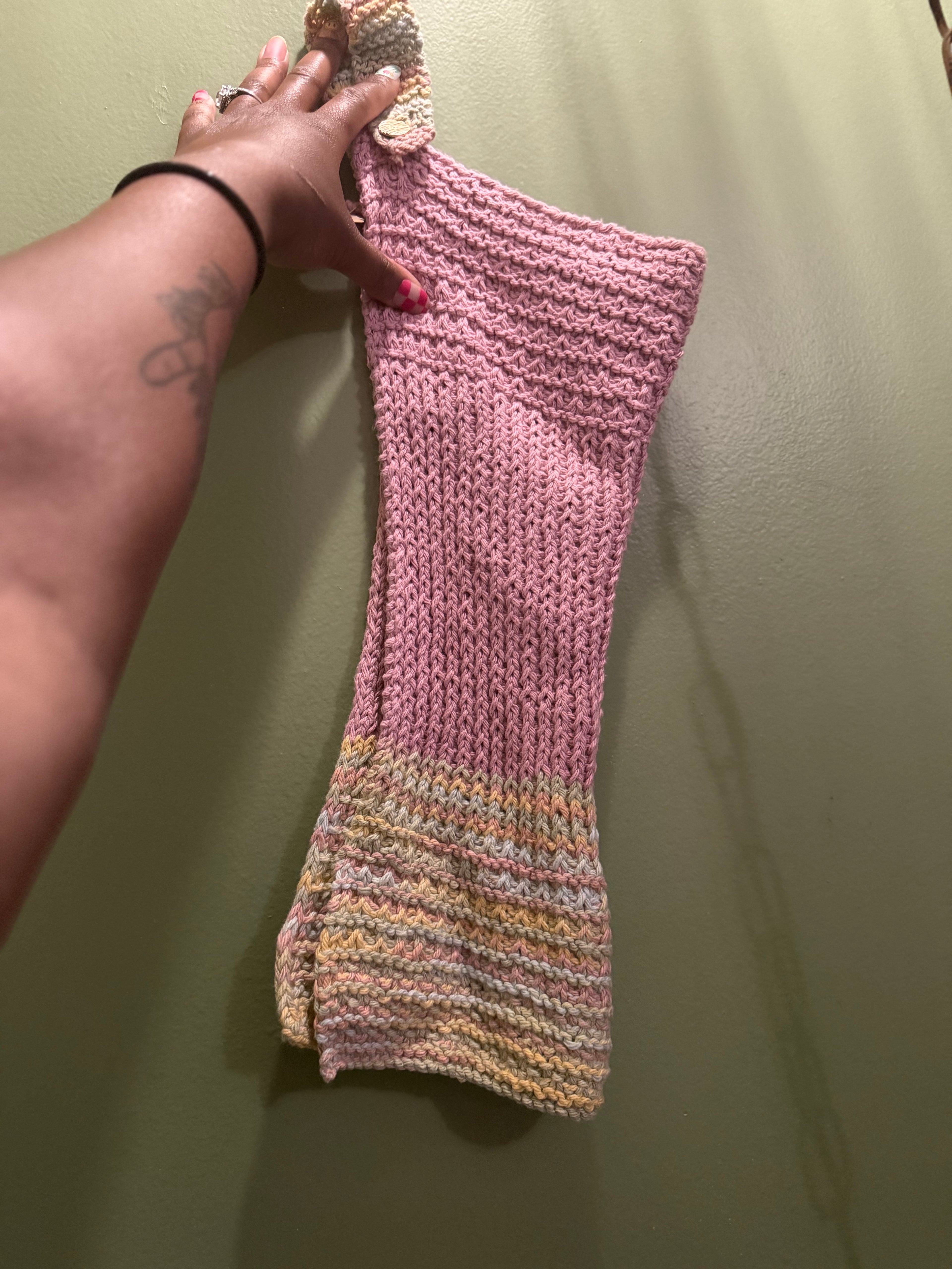 Knitted towel