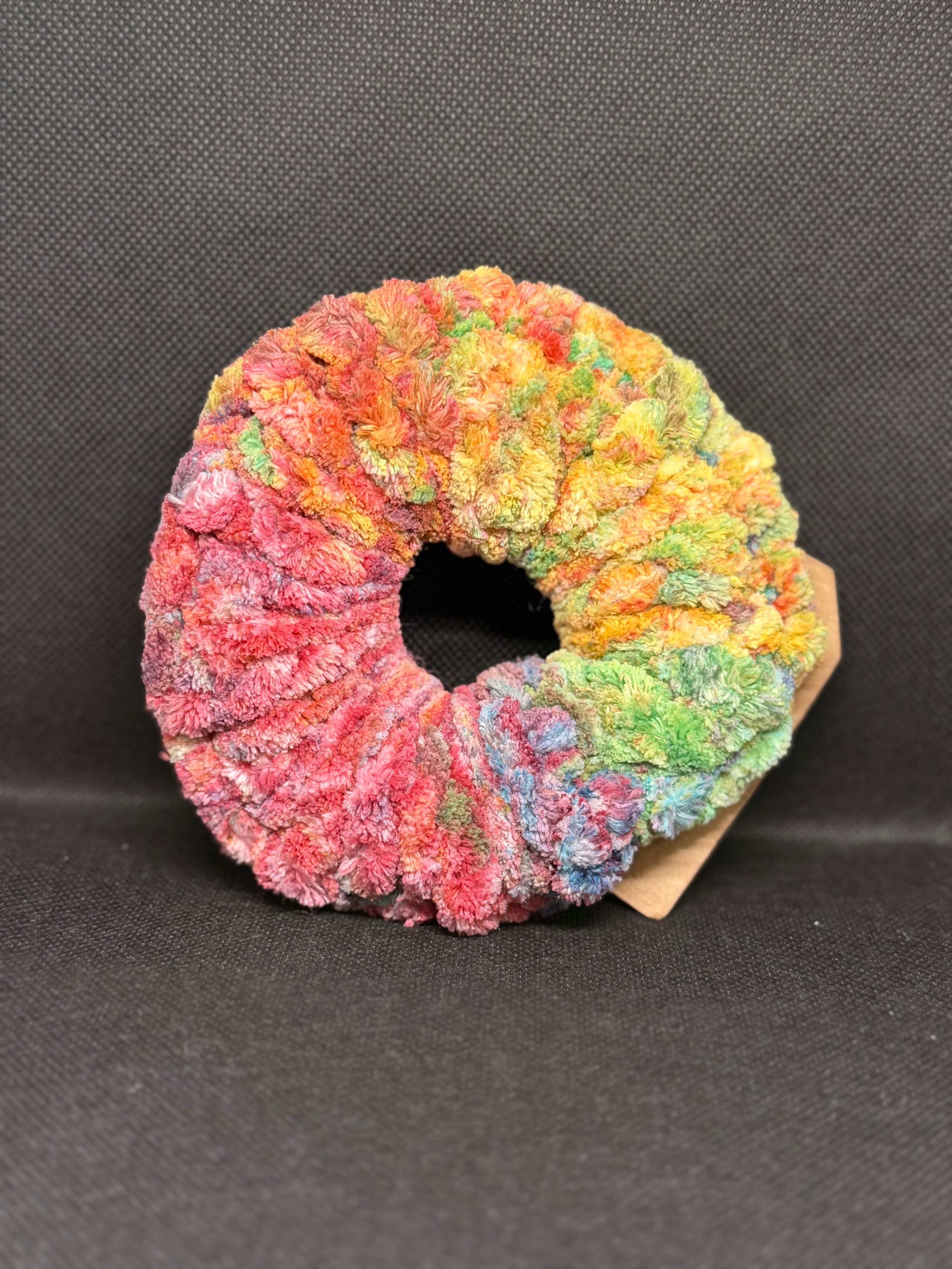 Knitted scrunchie